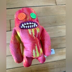 Zuru Fugglers Laboratory misfits 9 inch plush red, orange and‎ yellow